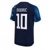 Herren Fußballbekleidung Kroatien Luka Modric #10 Auswärtstrikot WM 2022 Kurzarm